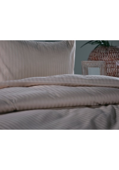 Saten Artline Nevresim Takımı Çift King Size - Krem