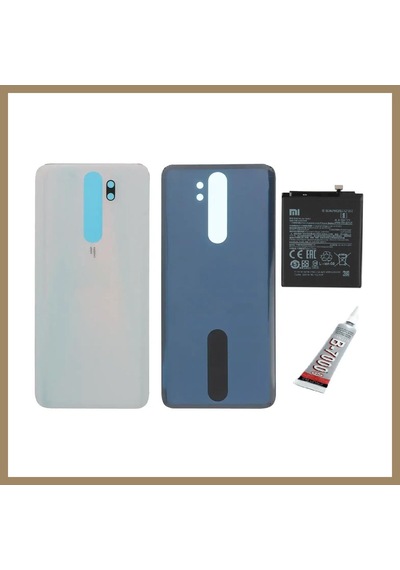 Kahveci.store Redmi Note 8 Pro Arka Batarya Kapağı ,batarya Ve B 22 Çok Renkli