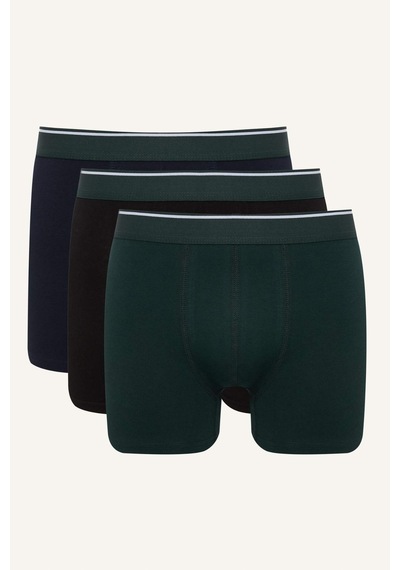 Defacto Regular Fıt 3lü Boxer H3644ax26spbk81 Siyah-bk81