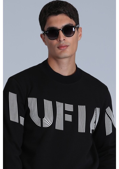 Lufian Todillo Erkek Sweatshirt - Siyah