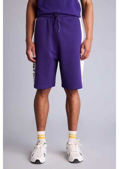 Defacto Nba Los Angeles Lakers Baggy Fıt Şort H3427ax26smpr299 Mor-pr299