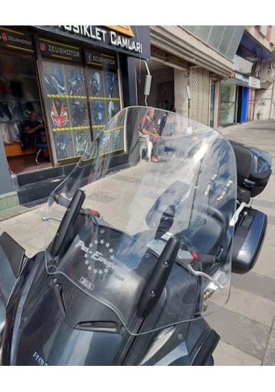 Zeus Motor 2002-2009 Honda St 1300 Pan European Uyumlu Ön Cam Şeffaf Renk
