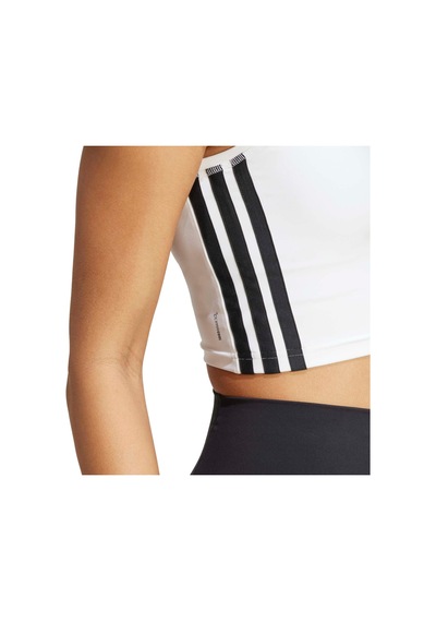 Jf8916-k Adidas We 3s Crop Tank Kadın T-shirt Beyaz Jf8916-k Beyaz