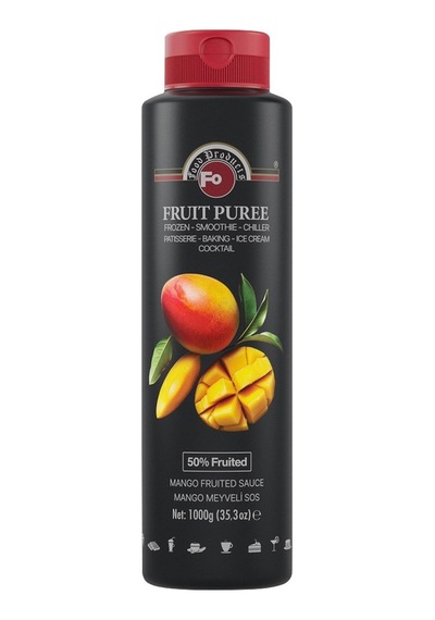 Fo Meyveli Sos Mango 1 Kg - Pratik Ve Lezzetli Tropik Sos 3'li Ekonomik Paket - 3 Adet Tarı