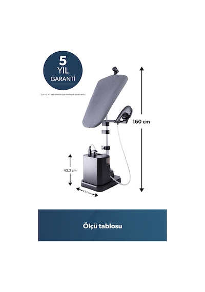Homend Steamlab 1181h Kendinden Masalı Buhar Kazanlı Ütü