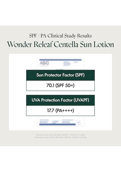 Wonder Releaf Centella Daily Sun Lotion Spf50+ Pa++++ Yatıştırıcı Beyaz İz Bırakmayan Güneş Kremi 60 Ml