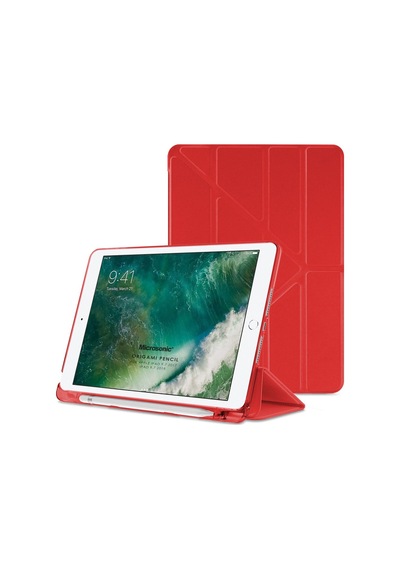 Microsonic Apple Uyumlu iPad 9.7 2018 Kılıf (A1893-A1954) Kırmızı
