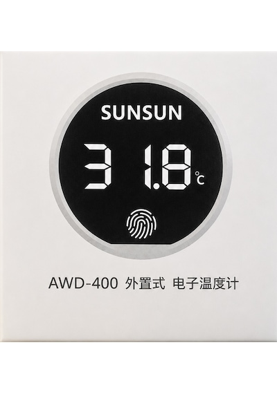 Sunsun - 488 - Dijital - Edntrend - Termometre Yuvarlak