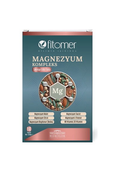 Magnezyum P5p B6 Vitamin Ve D Vitamini 60 Kapsül