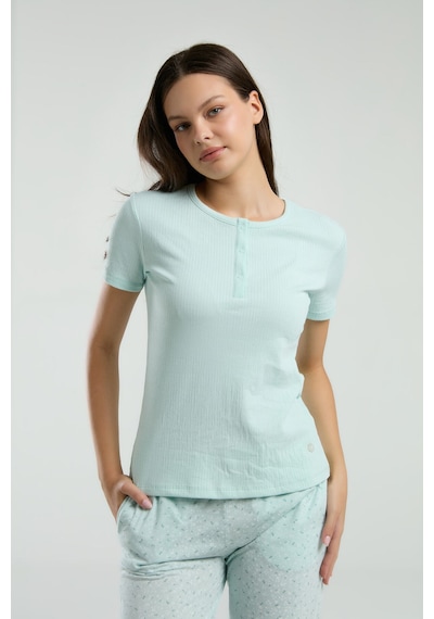 Pierre Cardin Kadın Yeşil Pijama Takımı Pc8989-s-v2 Yeşil