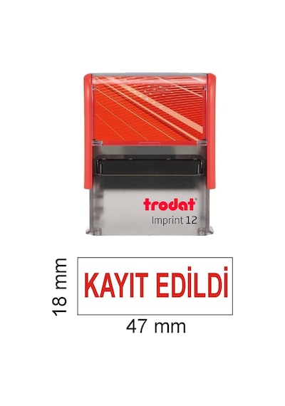 Trodat İmprint 12 - Kayıt Edildi Kaşesi