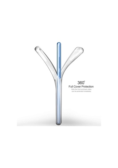 Samsung Galaxy J6 Kılıf 6 Tarafı Tam Full Koruma 360 Clear Soft Şeffaf