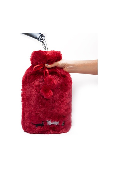 Biggdesign Cats Peluş Sıcak Su Torbası Bordo
