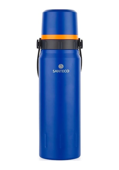 Schafer Santeco Çelik Termos 1200 Ml Mavi