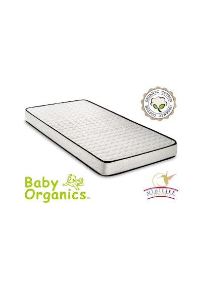 60 x 120 Midilife Organic Yaylı Bebek Yatağı Ortopedik Yaylı Yatak
