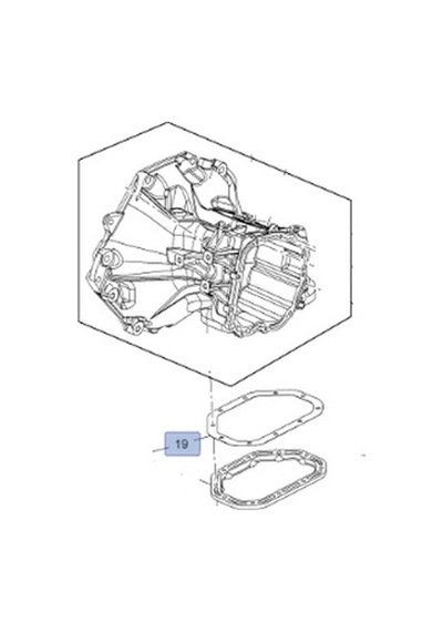 Opel Astra J F17 Şanzıman Alt Kapak Contası Topran Marka 206470346