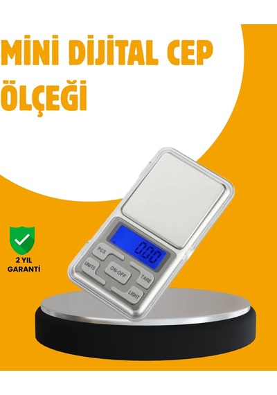 Taşınabilir Dijital Cep Terazisi 5 Ölçüm Birimli Belirtilmemiş