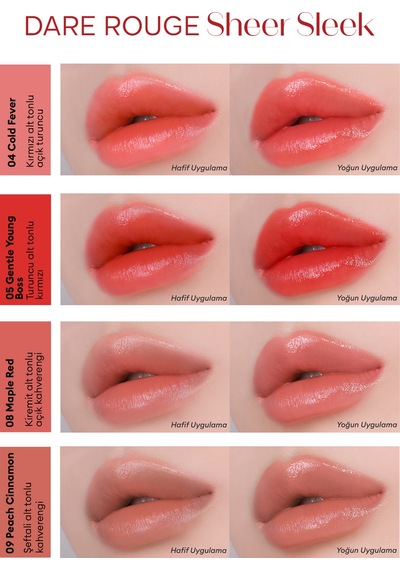 Missha Dare Rouge Sheer Sleek Yoğun Pigmentli Besleyici Nemli Bitişli Ruj 14 Sienna Bunny