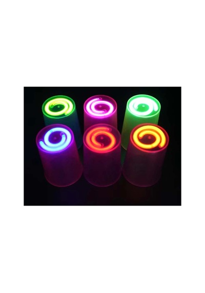 Karanlıkta Yanan Gece Işığı Mega Glow Bardaklar 8 Adet 8.5 X 10.5 Cm Bx40 Diğer