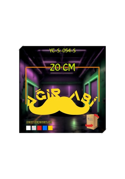 Araba, Motosiklet, Cam, Kapı, Kaporta, Sticker Etiket Sarı - 785710528