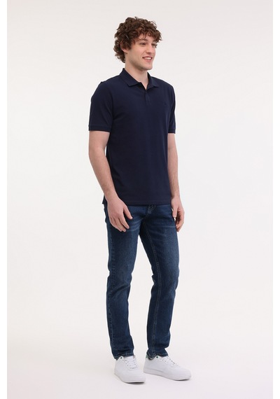 Lumberjack   5M Mb Ct953 Polo T Sh 5Fx Erkek Lacivert Tişört