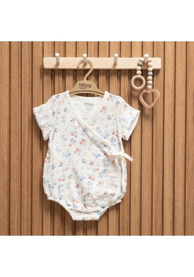 Tiffany Baby & Kids Tiffany Baby Müslin Sweet Theme Kruvaze Body 60022 Ekru