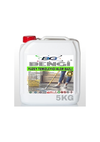 Yüzey Temizleyici Klor Bazlı 5kg Tekli
