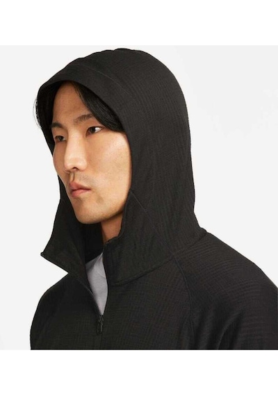 Nike Dri Fit Full-zip Erkek Sweatshirt Siyah