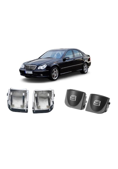 Mercedes W203 W209 C209 A209 İçin Ön Cam Düğme Kapağı 2038210679 -