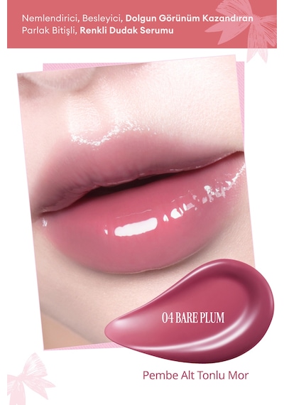 Clıo Glaze Lip Serum 04 Bare Plum