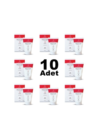 Deotak Classic Unisex Krem Deodorant 35 ML x 10