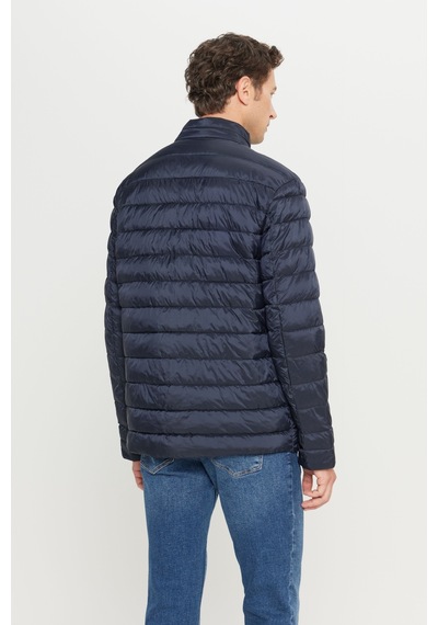 Erkek Lacı Standart Fit Normal Kesim Dik Yaka Yan Cepli Casual Mont Laci