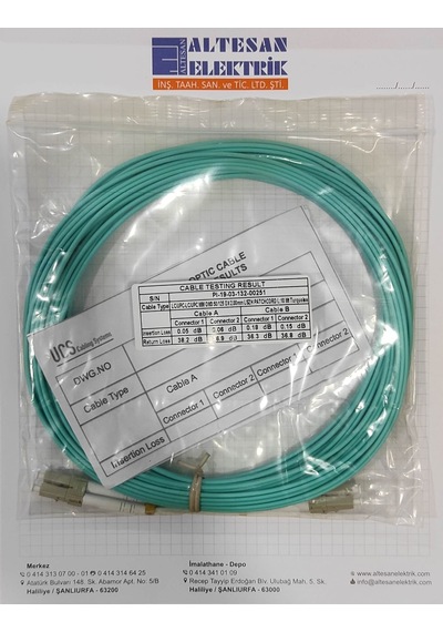 LC/UPC-LC/UPC MM O M3 50/125 DX 2.00 MM LSZH PATCHCORD L:10 MT