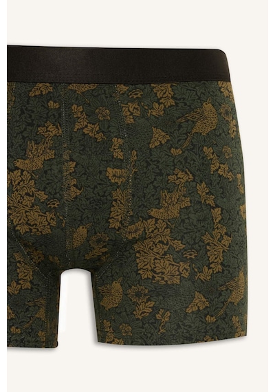 Defacto Regular Fıt Floral 3lü Boxer G9280ax26spgn1192 Yeşil-gn1192