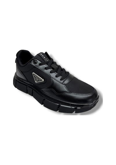 Best Of 2071-26 Paraşüt Deri Anatomik Erkek Sneaker Siyah