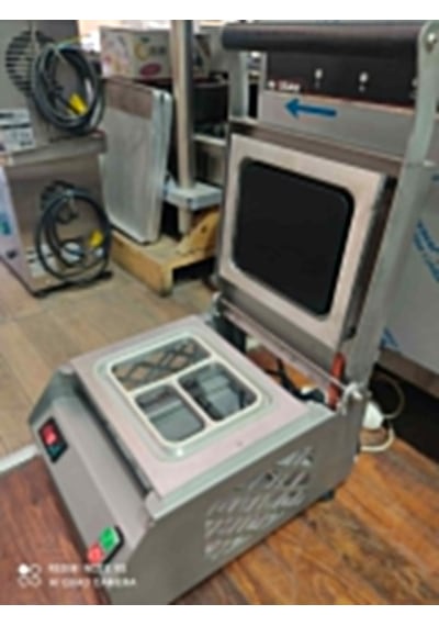 Makropack 3 Gözlü Paslanmaz Tabak Kapatma Makinesi