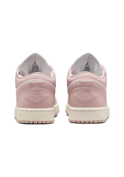 Nike Air Jordan 1 Low Leather Sneaker Unisex Hakiki Deri Günlük Spor Ayakkabı Beyaz Pembe Pembe