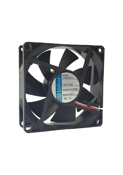Lüfter 80X80X25Mm 12V 0.40A Kare Fan
