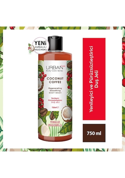 Coconut Coffee Yenileyici Ve Pürüzsüzleştirici Duş Jeli, 750 Ml Diğer