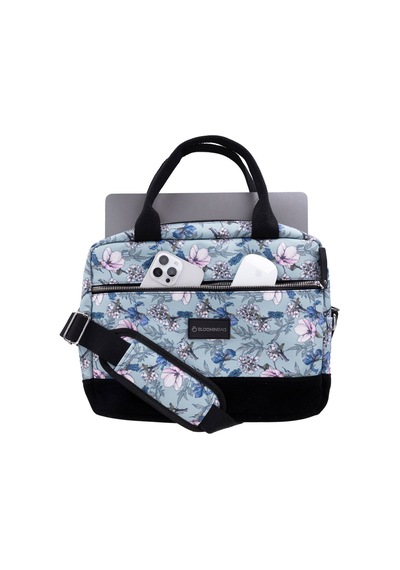 Bloominbag Cherry Blossom 13-14 İnç Laptop / Macbook Çantası Mavi