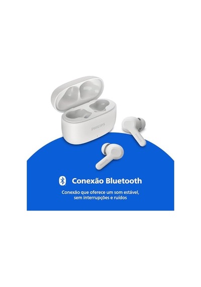 Tws Kablosuz Bluetooth Kulaklık, Mikrofonlu, Bar Tasarımlı, Ipx4 Ve 24 Saatlik Toplam Güç Kaynağı, Beyaz Tat1109wt/00