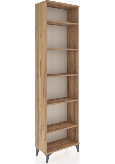 Arges Dolap 5 Raflı 60x30x221 Çam-çam Çam