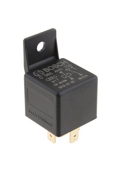 12V 30/20A Çift Platin Saplı Mini Röle 5 Fişli Bosch 0986AH0150