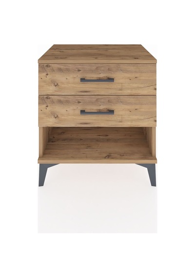 Hyperion Komodin 2 Çekmeceli 60x44x64 Çam-çam Çam