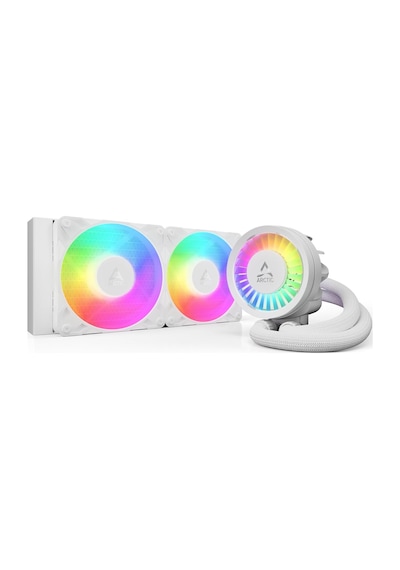 Arctıc Sıvı Dondurucu Iıı Pro 240 A-rgb Beyaz Çok Soketli Hepsi Bir Arada Su Soğutma Cpu Soğutucu Lga 1851 İle Uyumlu