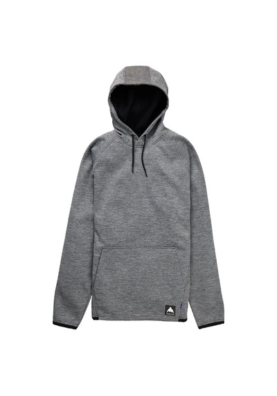 Burton Burton Crown Weatherproof Pullover Fleece Erkek Gri Sweatshirt 13572