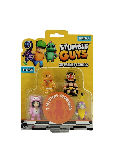 Stumble Guys Üç Boyutlu Beş Parça Mini Figür Set 5