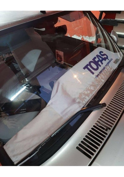 Tofaş Uyumlu Havlu Torpido Havlusu Opar Beyaz
