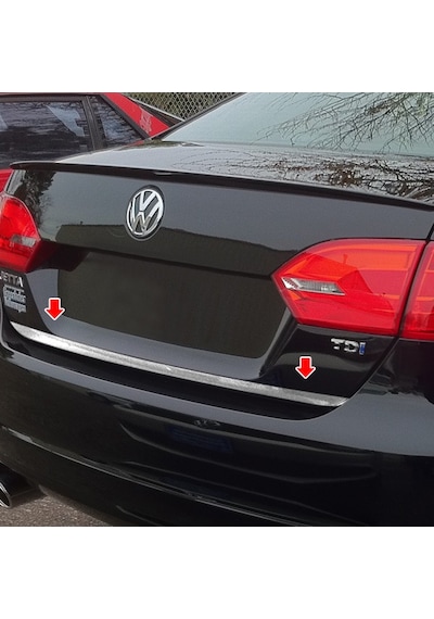 Volkswagen Jetta Krom Bagaj Alt Çıta 2011 Üzeri Paslanmaz Çelik