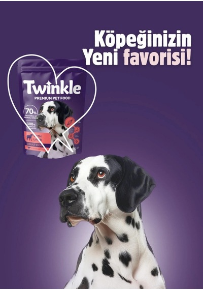Twinkle Yetişkin Köpekler İçin Kuzulu Tam Ve Dengeli Köpek Maması 10 Kg
